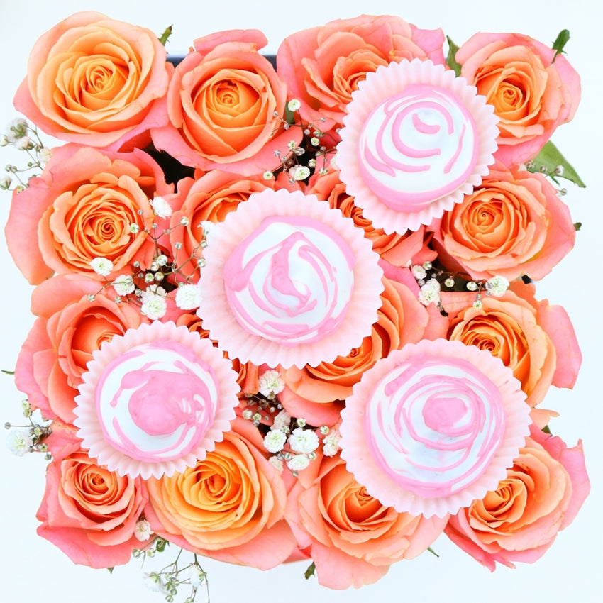 Peach & Strawberries
