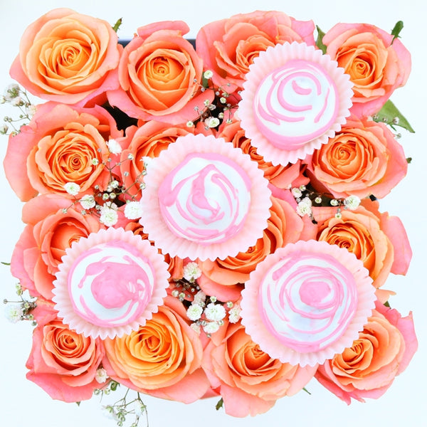 Peach & Strawberries